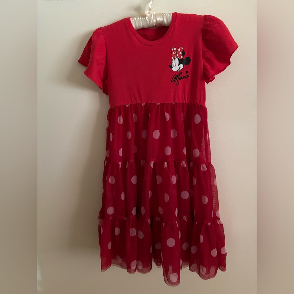 Disney Minnie Mouse Red Kids Dress